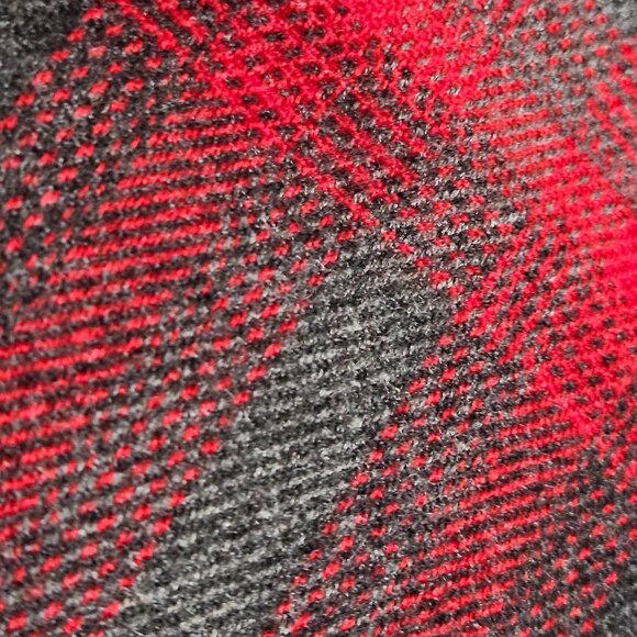 The Limited Womens Plaid Pencil Skirt Size 2 Red & Gray Polyester Blend - Picture 8 of 14